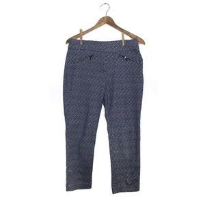 Ann Taylor Patterned Cropped Dress Pants 2 26